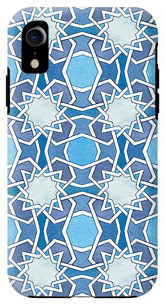 Mustansiriya Tile - Blues - Samsung Phone Case