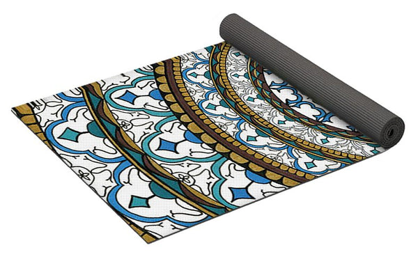 Sofia Calm - Blues Greens - Yoga Mat