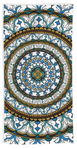 Sofia Calm - Blues Greens - Beach Towel